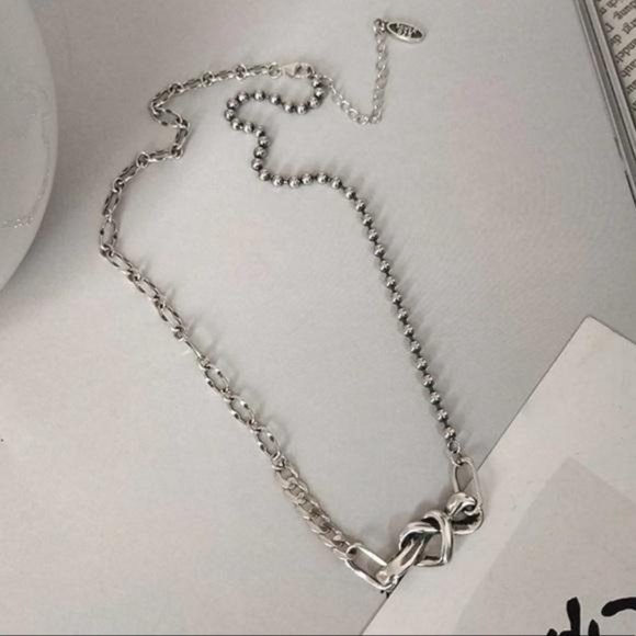 NEW 925 STERLING SILVER HEART NECKLACE, NICE NECKLACE, CUTE NECKLACE - Picture 4 of 6